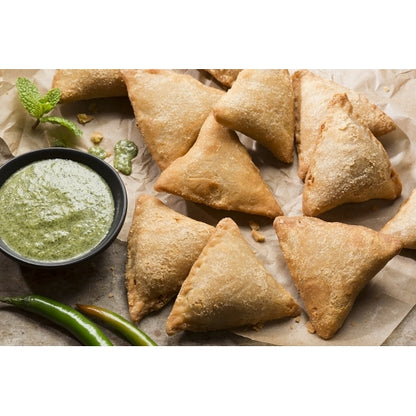 Monsoon Kitchens Large Vegetable Samosas, 2 x 4 lb Case - DOT product image 2