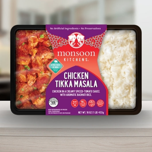 Monsoon Kitchens Chicken Tikka Masala Meal, 6 x 16 oz Case - DOT product image 5