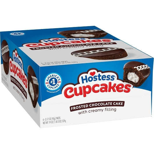 Hostess Single Serve Chocolate Snack Cupcake, 6 x 6 x 3.17 oz Case - DOT product image 3