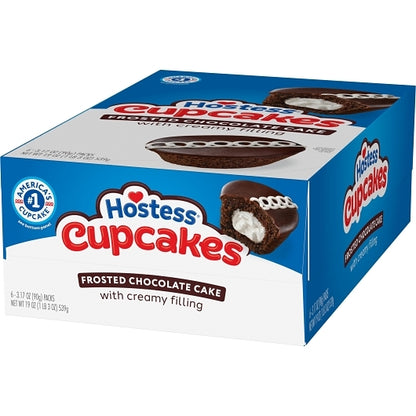 Hostess Single Serve Chocolate Snack Cupcake, 6 x 6 x 3.17 oz Case - DOT product image 5