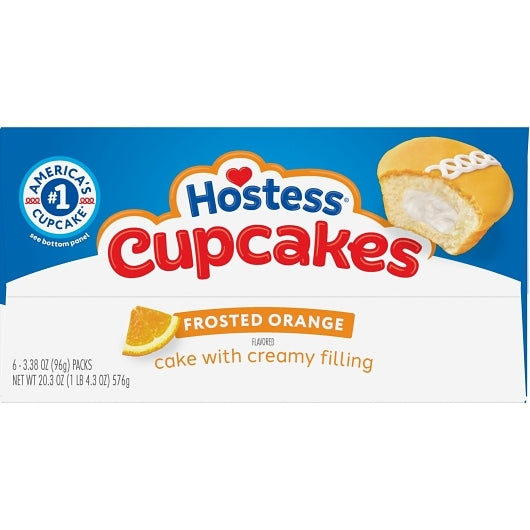 Hostess Single Serve Orange Snack Cupcake, 6 x 6 x 3.38 oz Case - DOT product image 4