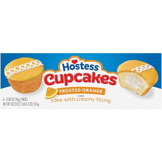 Hostess Single Serve Orange Snack Cupcake, 6 x 6 x 3.38 oz Case - DOT product image 7