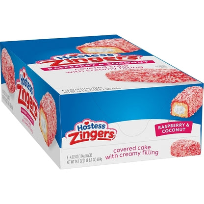 Hostess Single Serve Raspberry Zinger Snack, 6 x 6 x 4.02 oz Case - DOT product image 6
