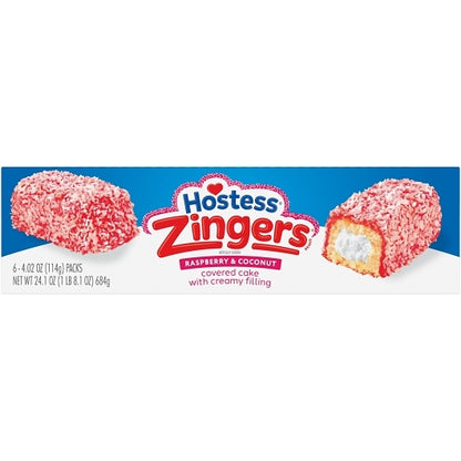 Hostess Single Serve Raspberry Zinger Snack, 6 x 6 x 4.02 oz Case - DOT product image 8