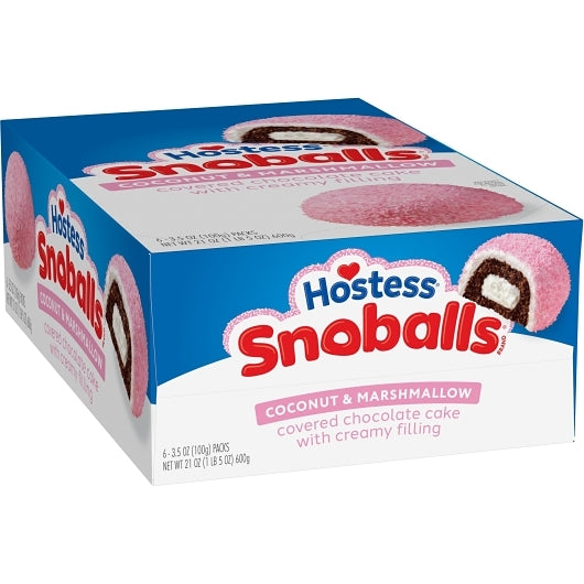 Hostess Single Serve SnoBall Snack, 6 x 6 x 3.5 oz Case - DOT product image 3