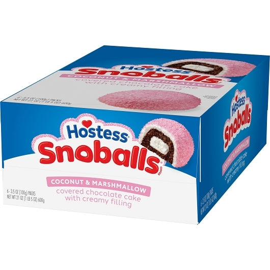 Hostess Single Serve SnoBall Snack, 6 x 6 x 3.5 oz Case - DOT product image 5