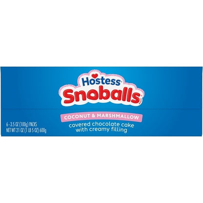 Hostess Single Serve SnoBall Snack, 6 x 6 x 3.5 oz Case - DOT product image 6
