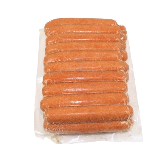 Nathans Famous 6:1 6 Inch Skinless Beef Frank, 1 x 60 each Case - Frozen Meat & Seafood