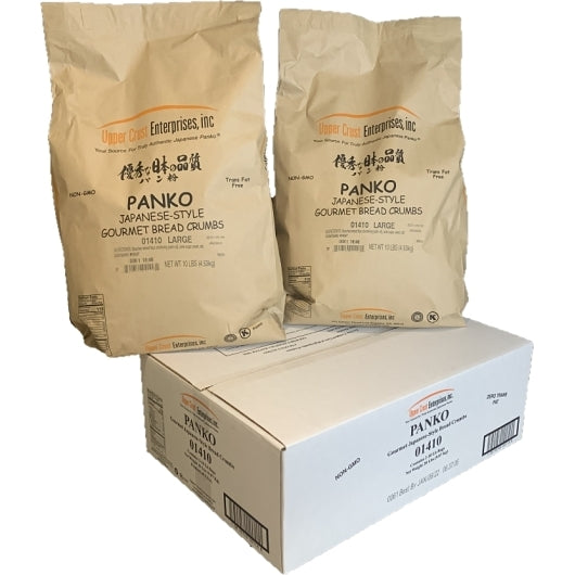 Panko Breading Large Japanese Bread Crumbs, 2 x 10 lb Case - Pantry Ingredients