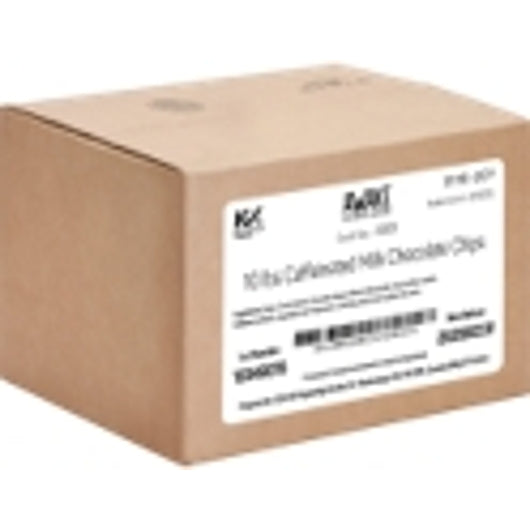 Awake Caffeinated Chocolate Milk Chocolate Baking Chips, 1 x 10 lb Case - Pantry Ingredients