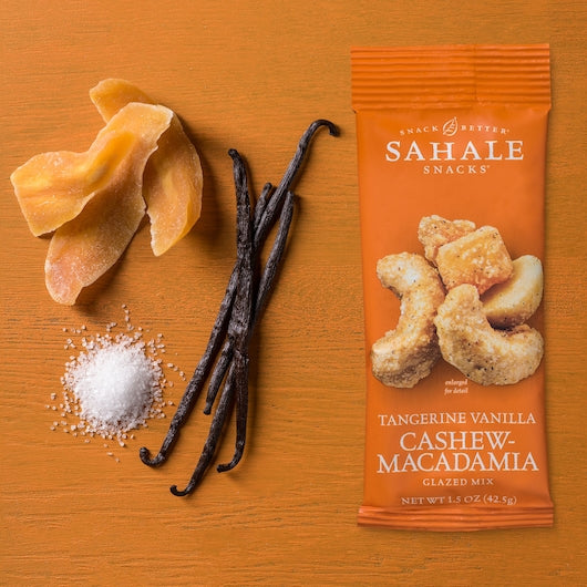 Sahale TANGERINE VANILLA CASHEW MACADAMIA, 6 x 4 oz Case - DOT product image 4