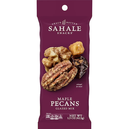 Sahale PECANS MAPLE GLAZED MIX, 18 x 1.5 oz Case - DOT product image 2