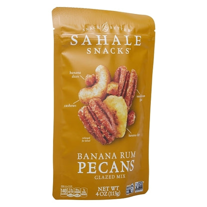 Sahale PECANS BANANA RUMAMI GLAZED MIX, 6 x 4 oz Case - DOT product image 6