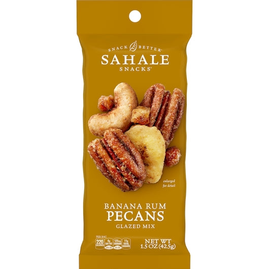 Sahale PECANS BANANA RUMAMI GLAZED, 18 x 1.5 oz Case - DOT product image 2