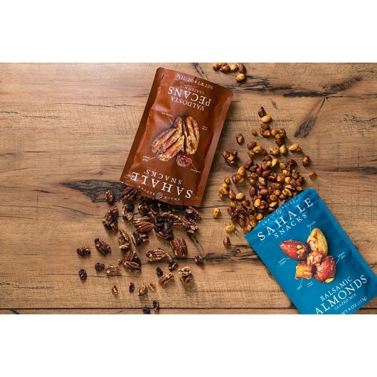 Sahale Glazed Voldosta Pecan Mix, 6 x 4 oz Case - GS1 product shown out of package