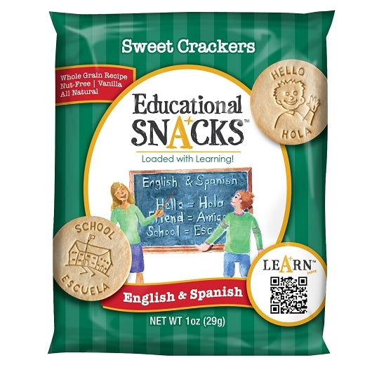 Dick & Jane English & Spanish Vanilla Flavored Whole Grain Sweet Snack Crackers, 120 x 1 oz Case - DOT product image 2