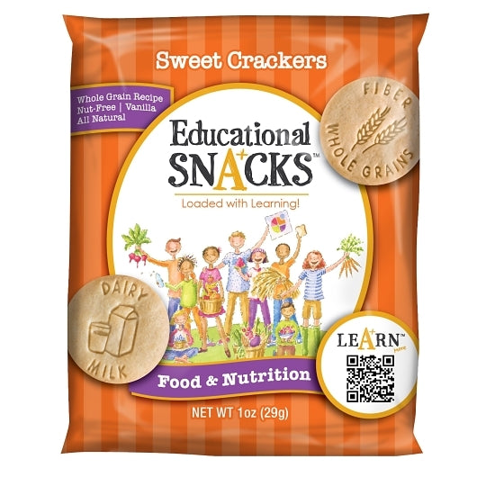 Dick & Jane Food & Nutrition Vanilla Flavored Whole Grain Sweet Snack Crackers, 120 x 1 oz Case - DOT product image 2