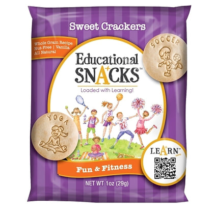 Dick & Jane Fun & Fitness Vanilla Flavored Whole Grain Sweet Snack Crackers, 120 x 1 oz Case - DOT product image 2