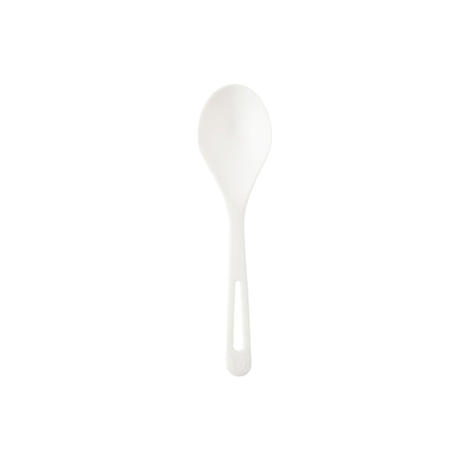 World Centric Tpla Compostable Corn Starch Soup Spoon, 20 x 50 each Case - Prepared Foods