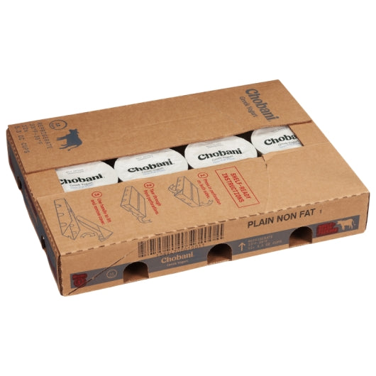 Chobani Plain Non Fat Greek Yogurt Greek Yogurt, 12 x 5.3 oz Case - DOT product image 5