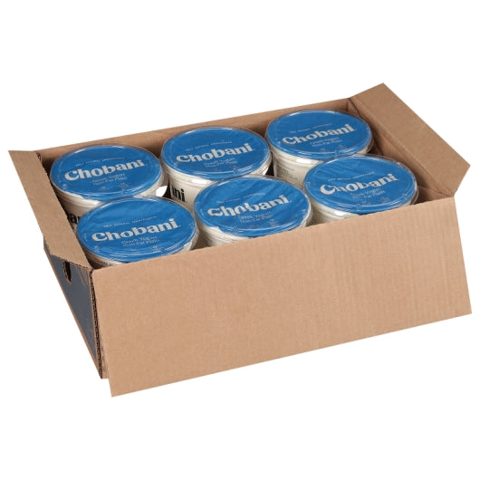 Chobani Non Fat Plain Greek Yogurt, 6 x 32 oz Case - DOT product image 5