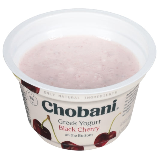 Chobani Black Cherry Greek Yogurt, 12 x 5.3 oz Case - DOT product image 2