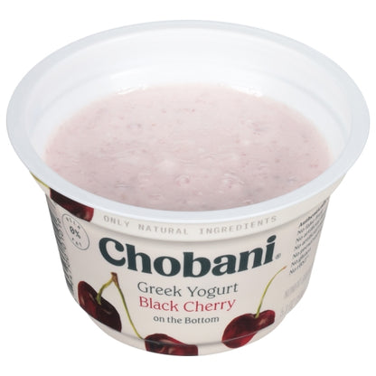 Chobani Black Cherry Greek Yogurt, 12 x 5.3 oz Case - DOT product image 2