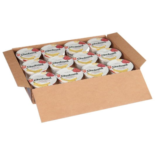 Chobani Low Fat Strawberry Banana Greek Yogurt, 12 x 5.3 oz Case - DOT product image 5