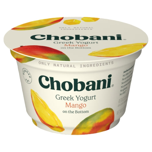 Chobani Low Fat Mango Greek Yogurt, 12 x 5.3 oz Case - DOT product image 2