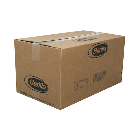 Barilla Tri-Color Rotini Bulk, 2 x 160 oz Case - GS1 closed shipping case image