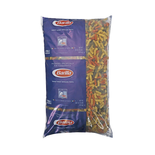 Barilla Tri-Color Rotini Bulk, 2 x 160 oz Case - Pantry Ingredients
