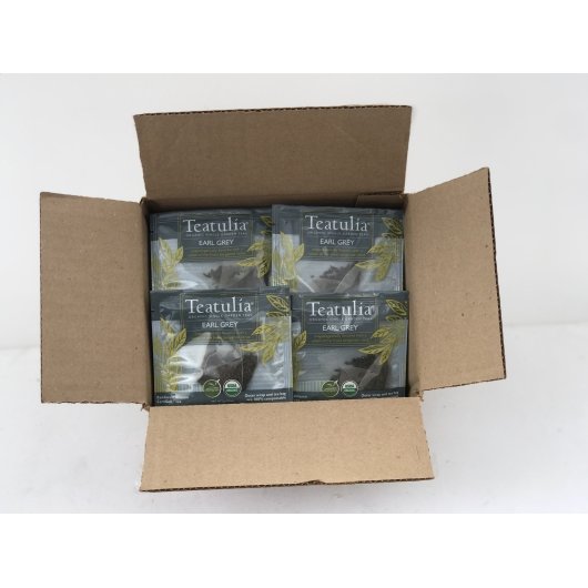 Teatulia Organic Teas Earl Grey Wrapped Premium Tea, 1 x 50 ct Case - Coffee & Tea
