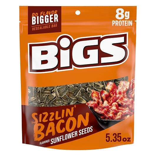 Sunflower Seeds Bacon Sizzlin' Bacon Sunflower Seeds, 12 x 5.35 oz Case - DOT product image 6