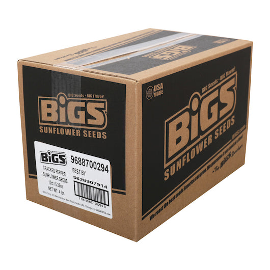 Bigs Sea Salt & Pepper Sunflower Seeds, 12 x 5.35 oz Case - DOT product image 5