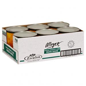 Allegro Tuscan Tomato And Herb Pasta Sauce (105 Ounce, Pack Of 6)
