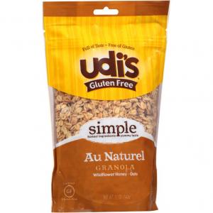 Udi'S Gluten Free Au Naturel Pure And Simple Granola (12 OZ, 6 Per Case)