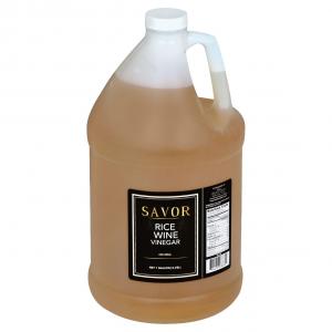 Savor Imports Unseasoned Rice Vinegar 4.5% (1 Gallon, 4 Per Case)