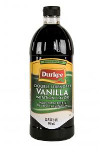 Durkee Double Strength Imitation Vanilla, Gluten Free (32 OZ. Bottle, 6/Case)