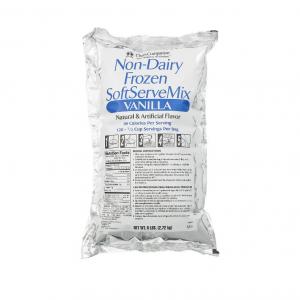 Chefs Companion Vanilla Non Dairy Soft Serve Mix, 6 Pound - 6 per case