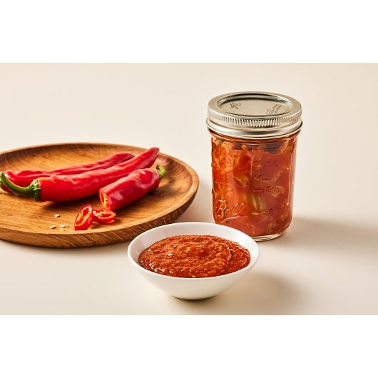 Pulmuone Foods Kimchi Hot Sauce Bulk, 4 x 4.4 lb Case - Condiments & Sauces