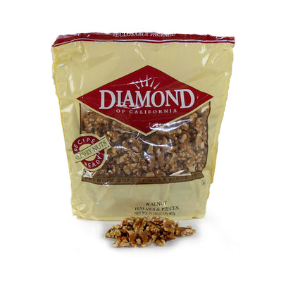 Diamond Walnuts Halve WALNUT COMBO HLV/PCS, 3 x 2 lb Case - DOT product image 3
