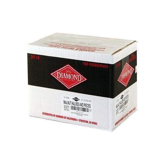 Diamond Walnuts Halve WALNUT COMBO HLV/PCS, 3 x 2 lb Case - DOT product image 5