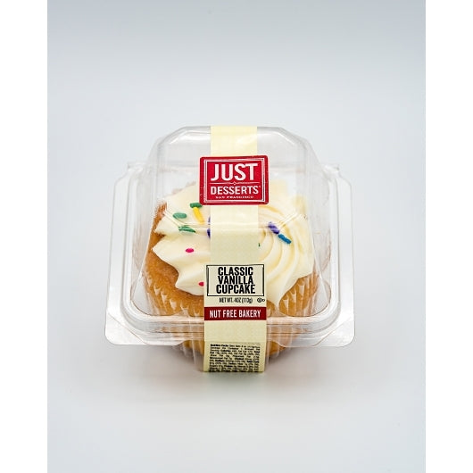 Just Desserts Vanilla Celebration Cupcake, 6 x 4 oz Case - Bakery & Desserts