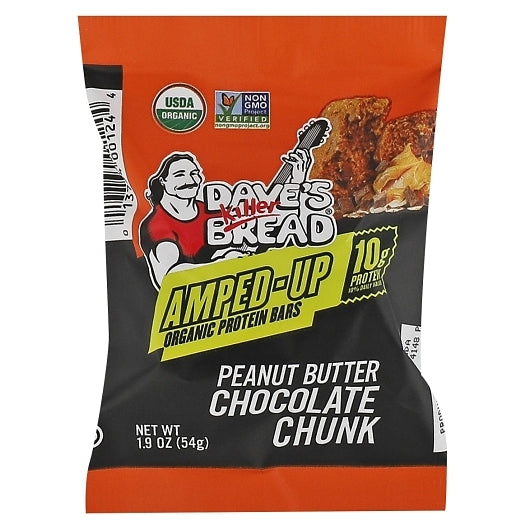 Dave's Killer Bread Peanut Butter Chocolate Chip Protein Bar, 1 x 12 x 1.9 oz Case - Breads, Rolls & Buns - image 2