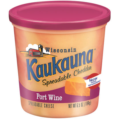 Kaukauna Port Wine Spreadable Cheese, 12 x 6.5 oz Case - DOT product image 7