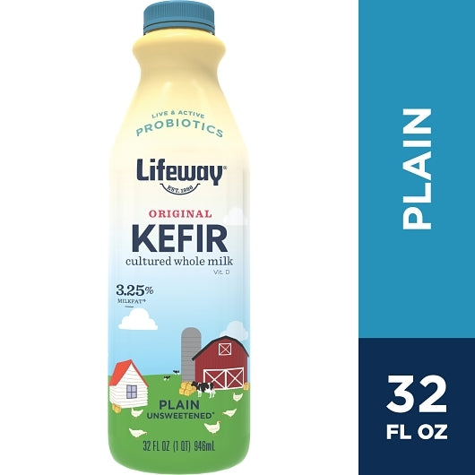 Lifeway Original Plain Kefir, 6 x 32 fl oz Case - DOT product image 7