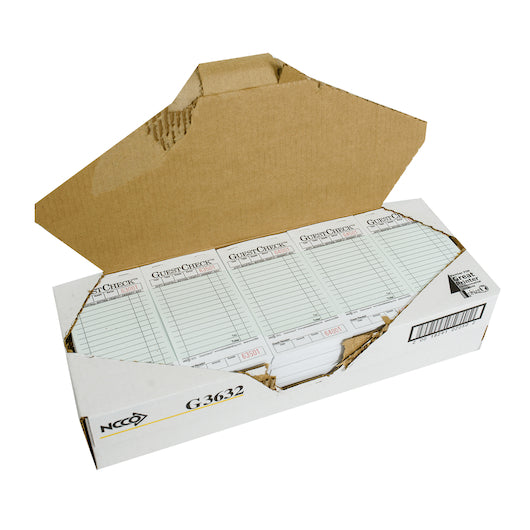 NCCO National Checking Guest Check Board, 1 x 2500 each Case - DOT product image 6