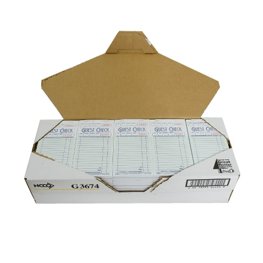 National Checking GUEST CHECK 1 PART 3.5X6.75, 1 x 2500 each Case - DOT product image 5