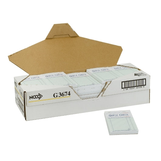 National Checking GUEST CHECK 1 PART 3.5X6.75, 1 x 2500 each Case - DOT product image 7