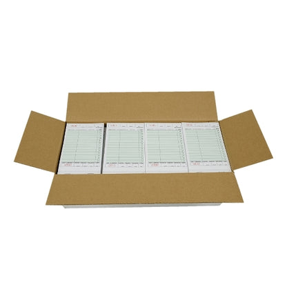 National Checking Guest National Checking 4.25 Inch X 7.25 Inch 2 Part Green Carbonless 13 Line Guest Check, 1 x 2000 - DOT product image 4
